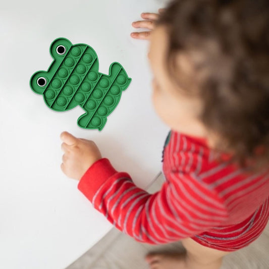 Frog Shape Push Bubble Sensory Toy
