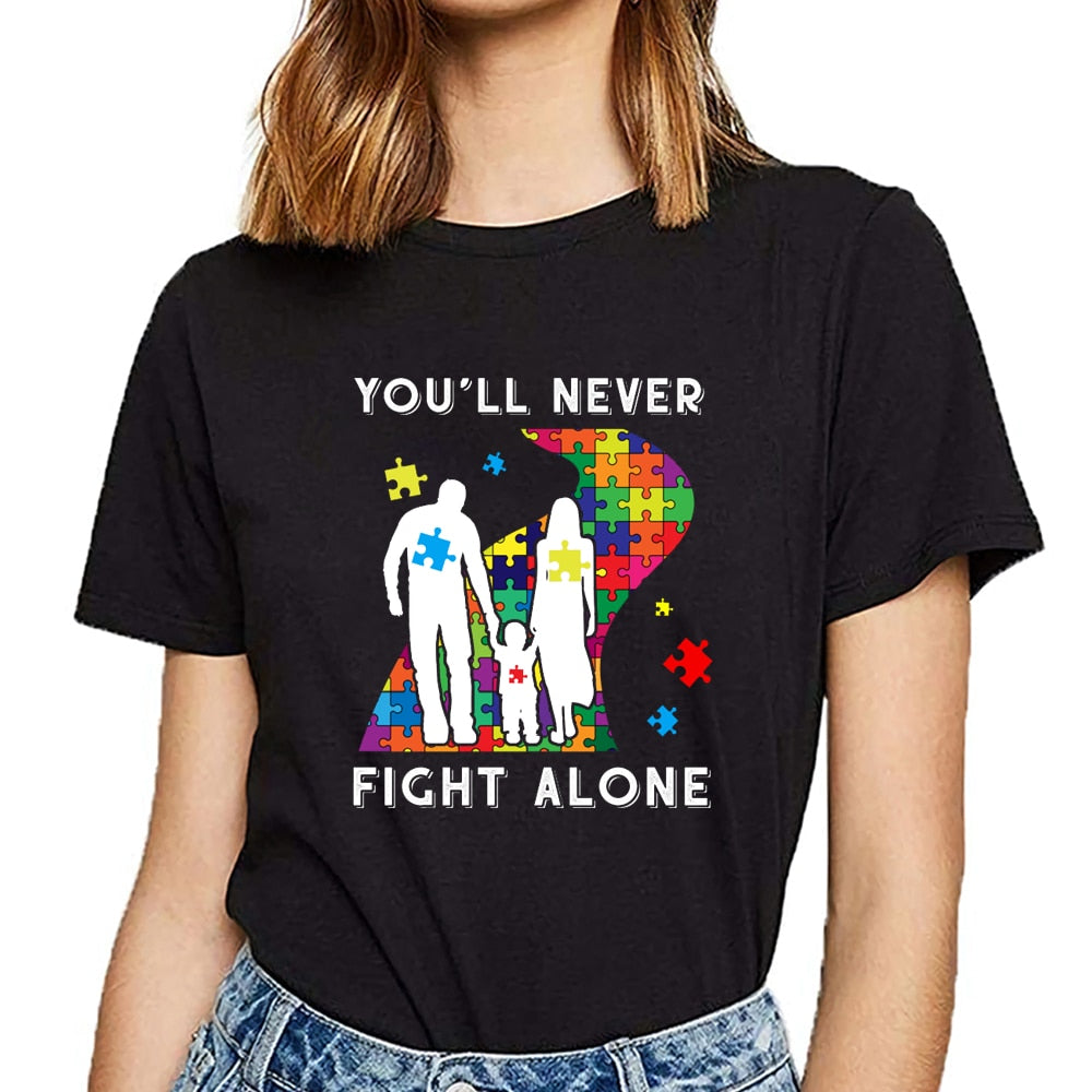 Never Walk Alone Paw T-shirt