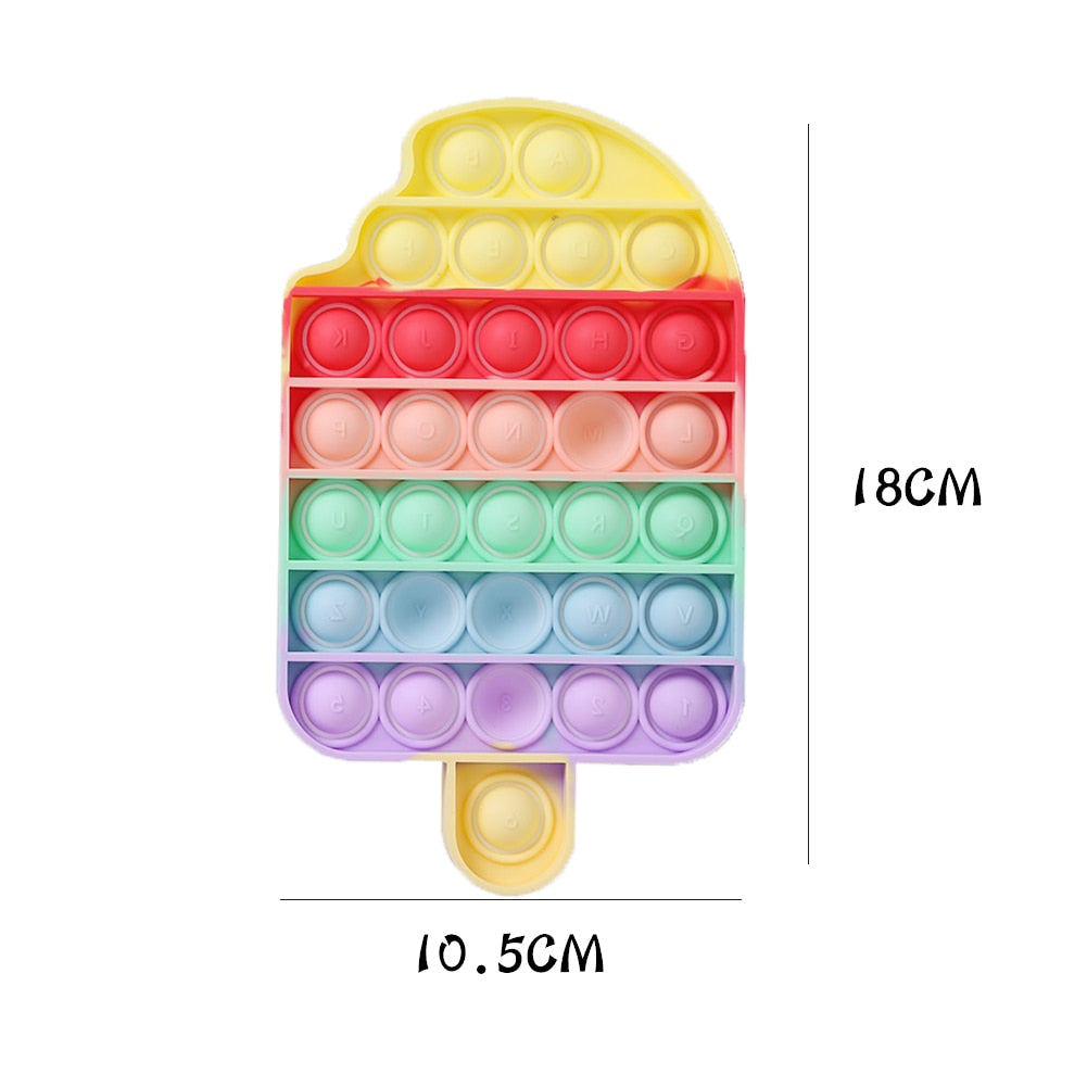 Ice Cream Push Bubble Fidget Toys