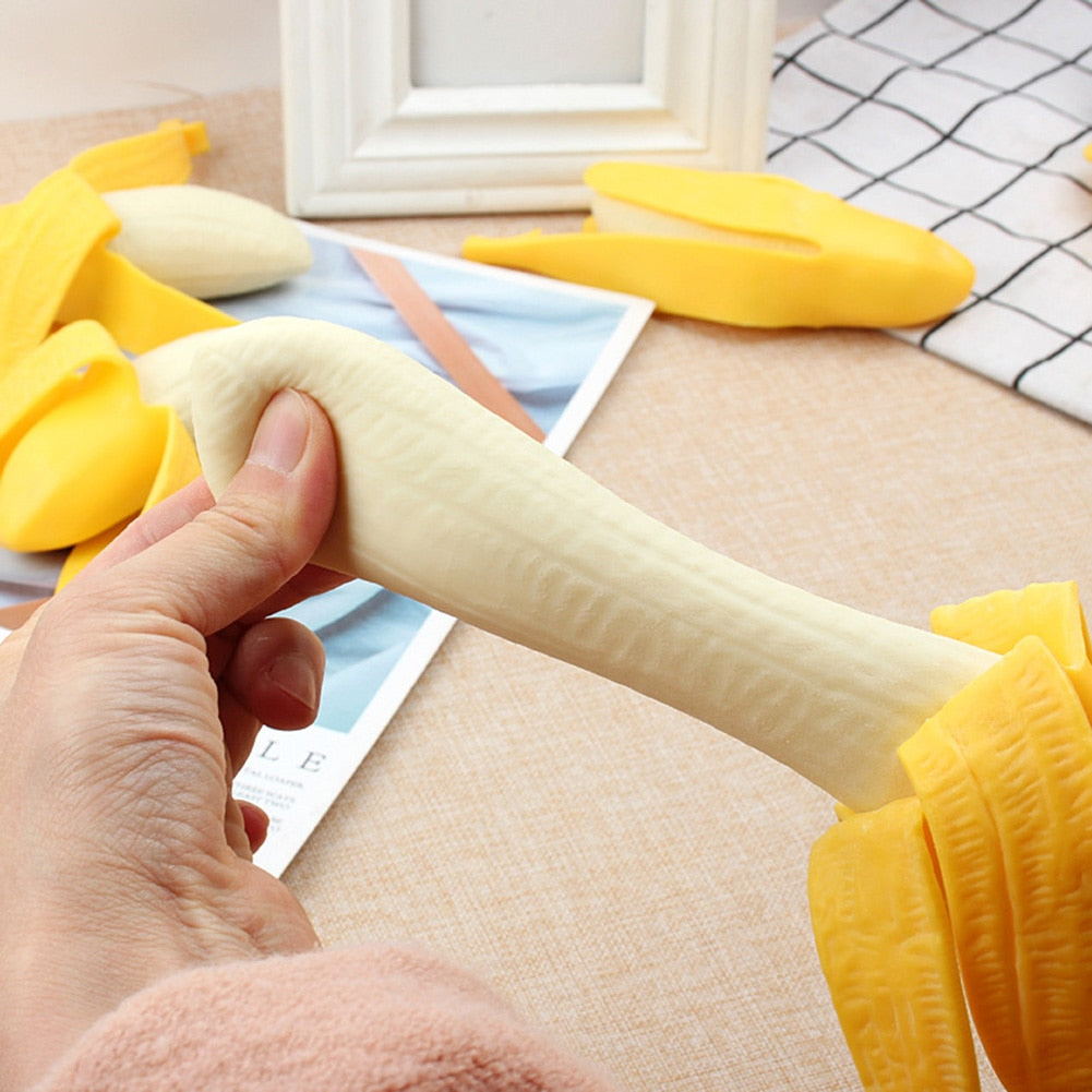 Peeling Banana Squeeze Squish Fidget Toys