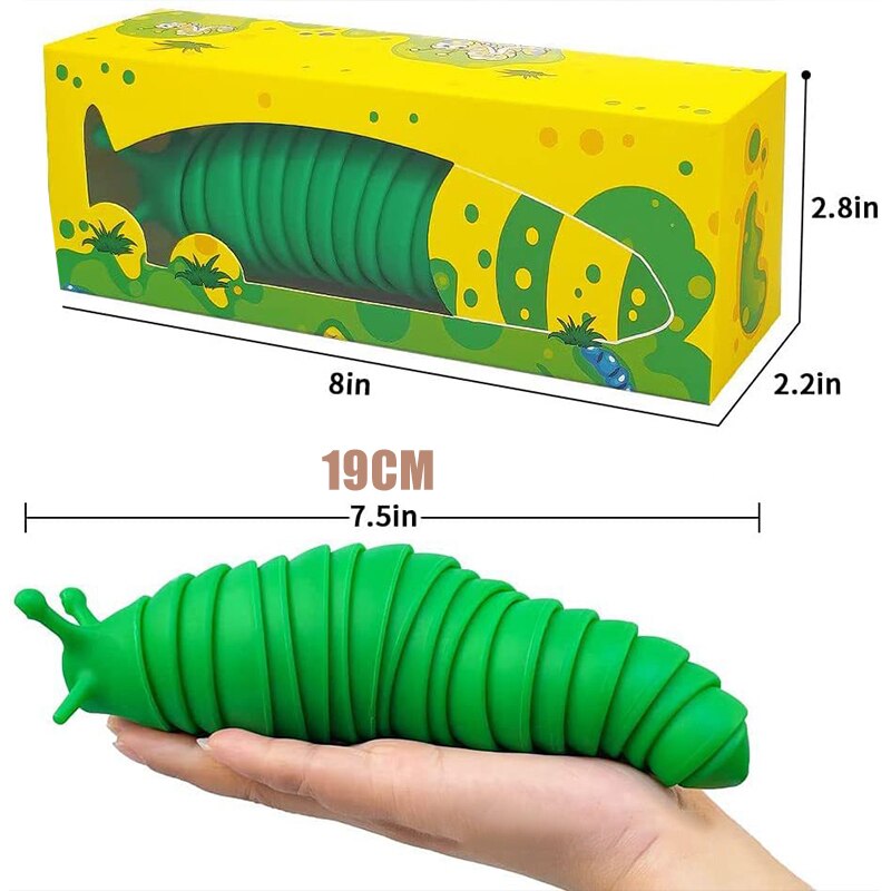 Fidget Slug Stress Relief Anti-Anxiety Sensory Toys