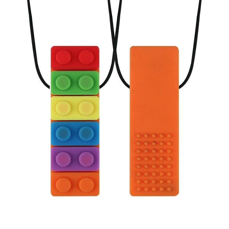 Sensory Necklace Brick Chewy Silicone Biting Pencil